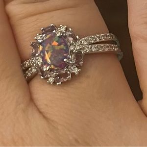 Make an offer!!! Beautiful Bomb party lilac opal ring! Size 9